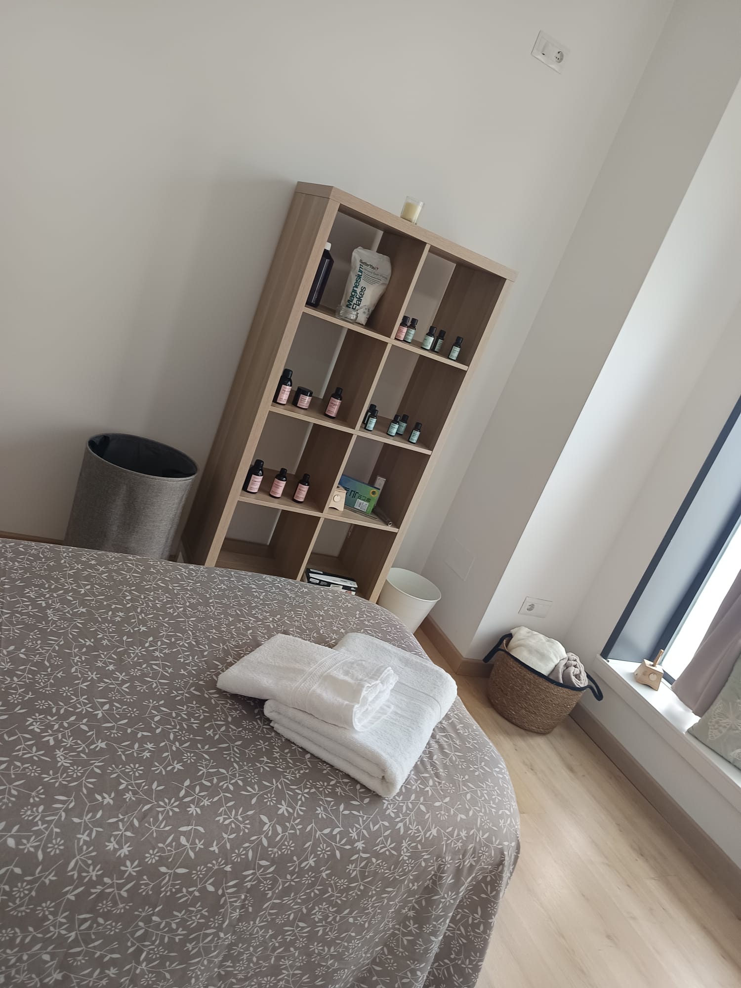 Detalle de la sala con aceites